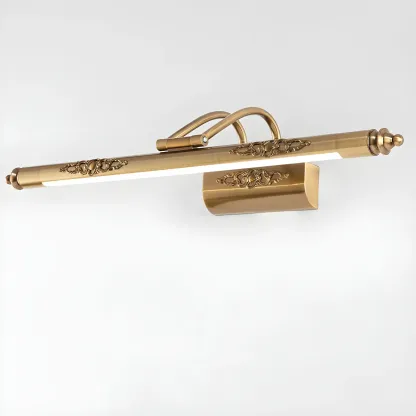 Gold Geometric LED Bathroom Vanity Mirror Lights Image - 2