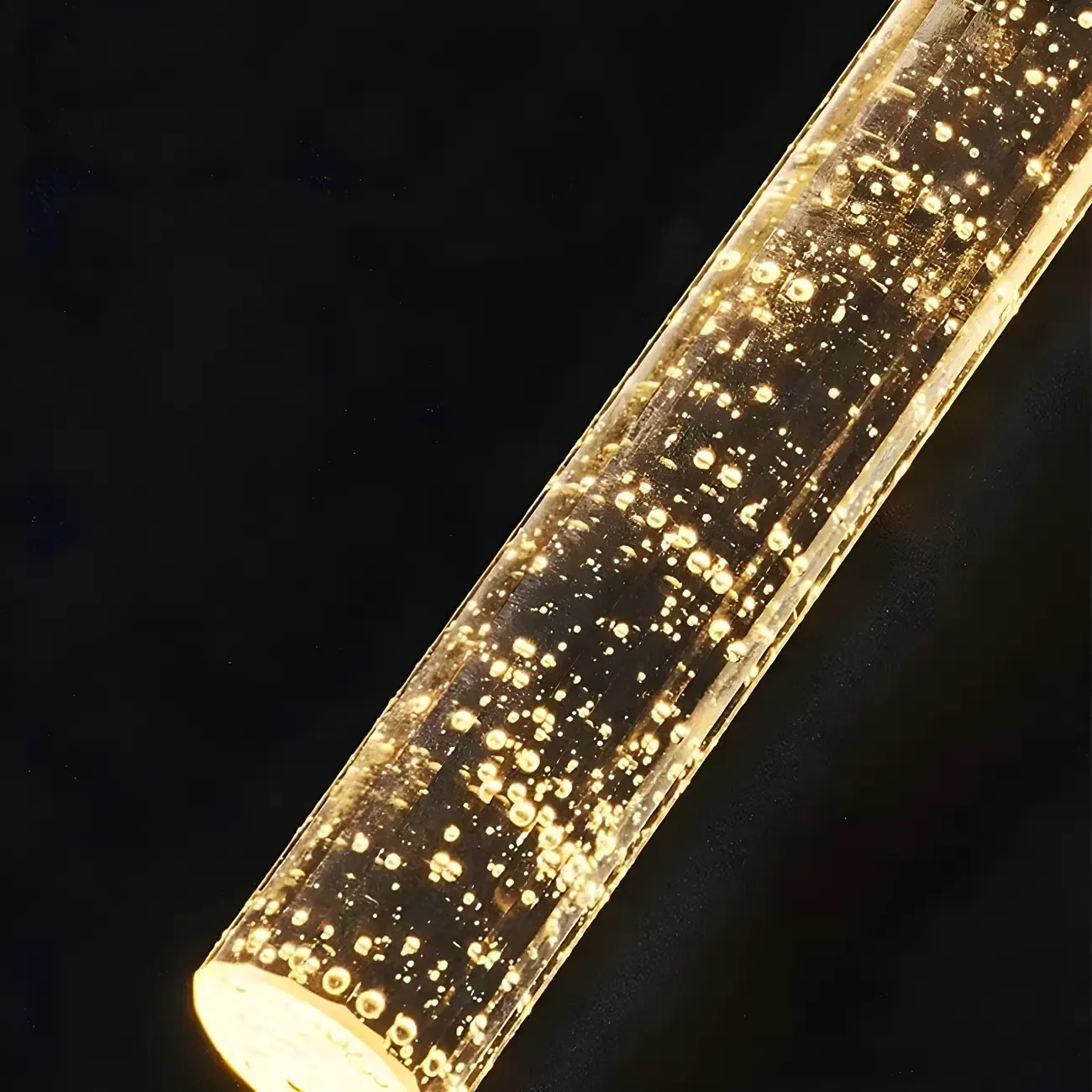 Modern Gold Glass Pendant Light for Dining Room Image - 3