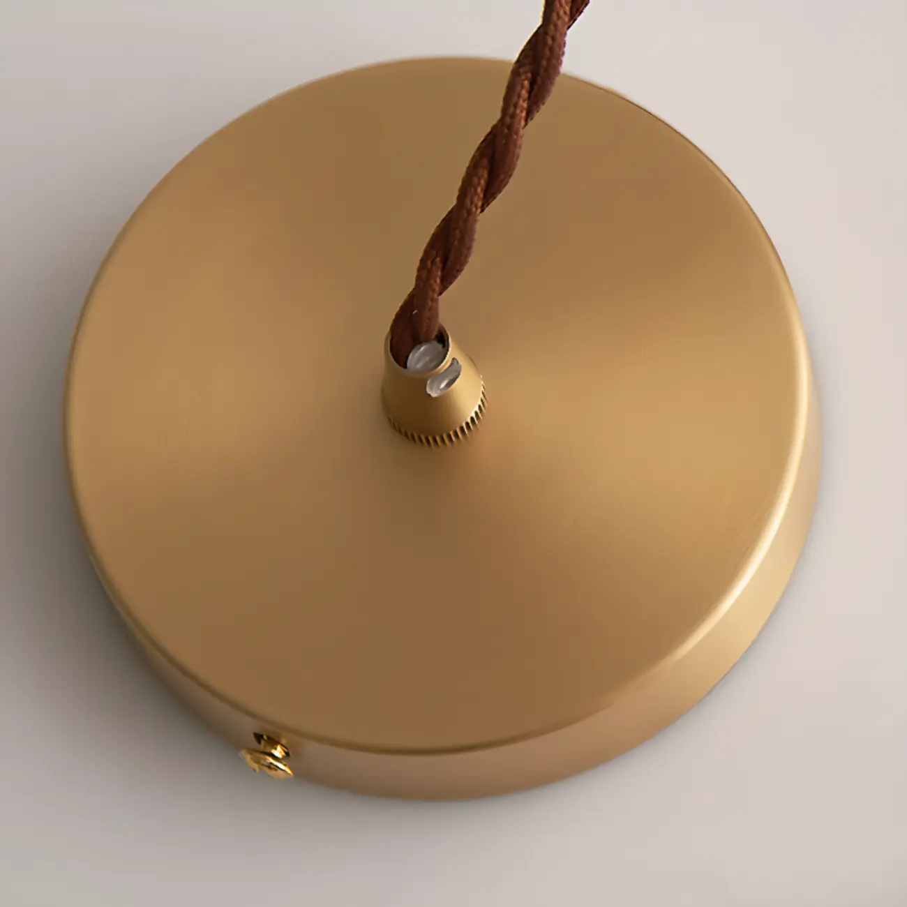 Minimalist White Glass Lantern LED Pendant Lamp for Living Room Image - 6 | homeyfad