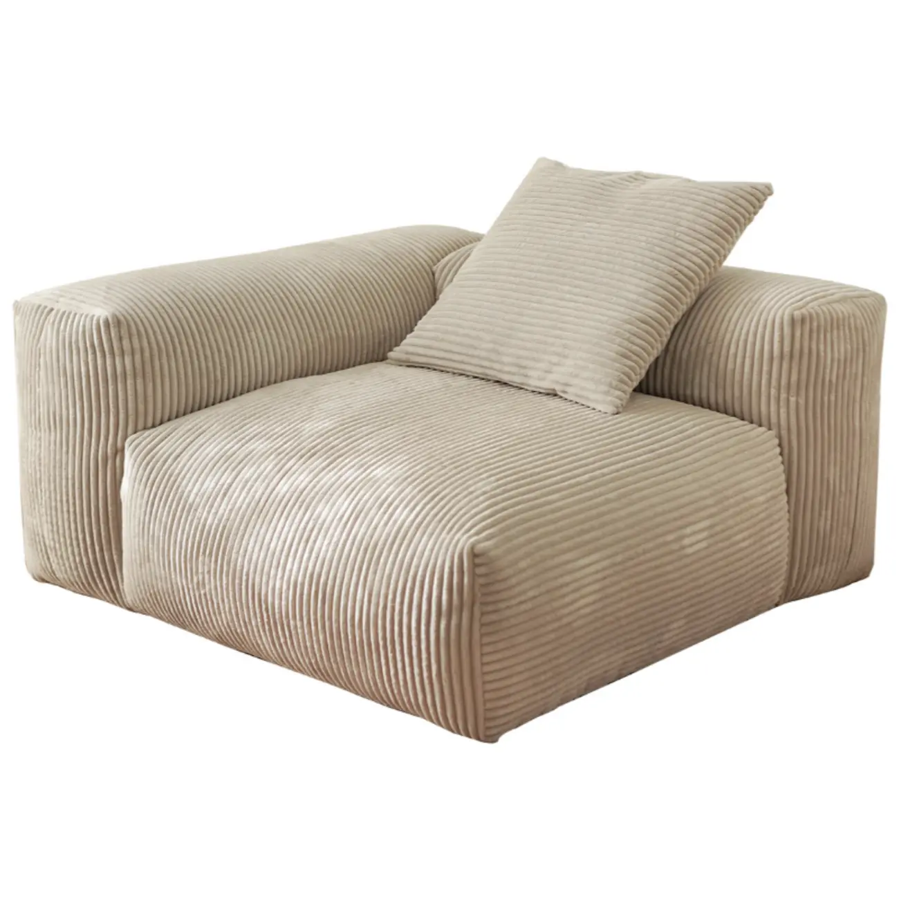 Scandinavian Living Room Reclining Sofa Chaise Lounge Loveseat with Pillow Image - 12 | homeyfad