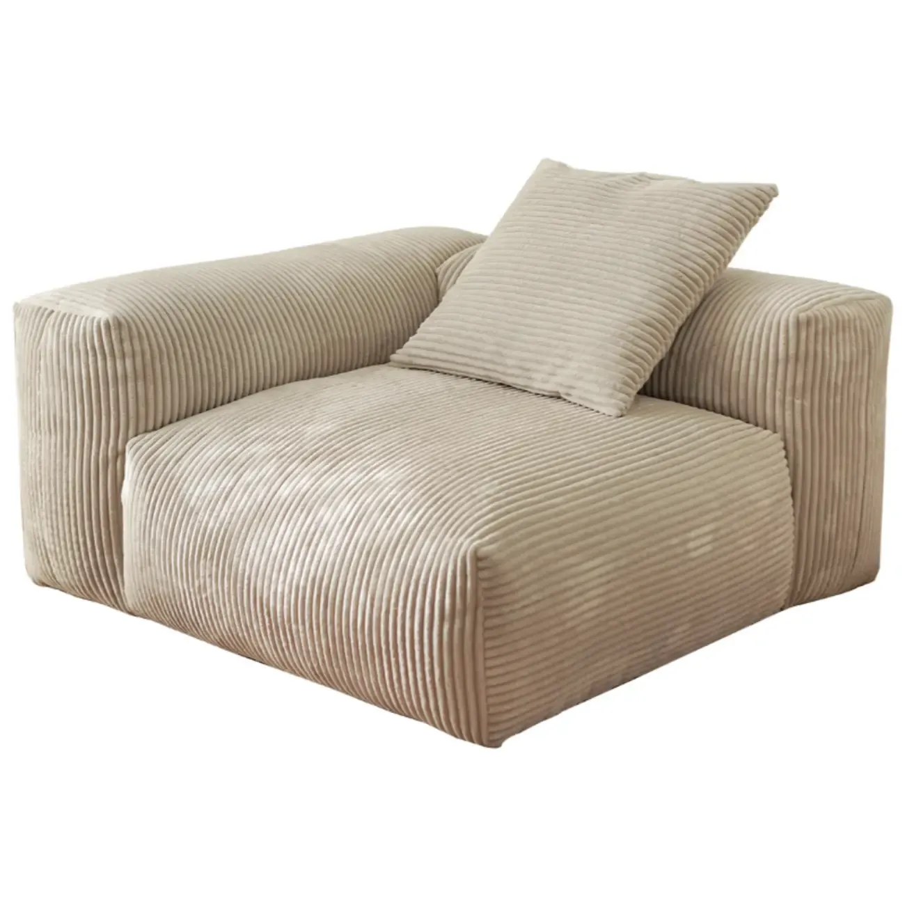 Scandinavian Living Room Reclining Sofa Chaise Lounge Loveseat with Pillow Image - 12