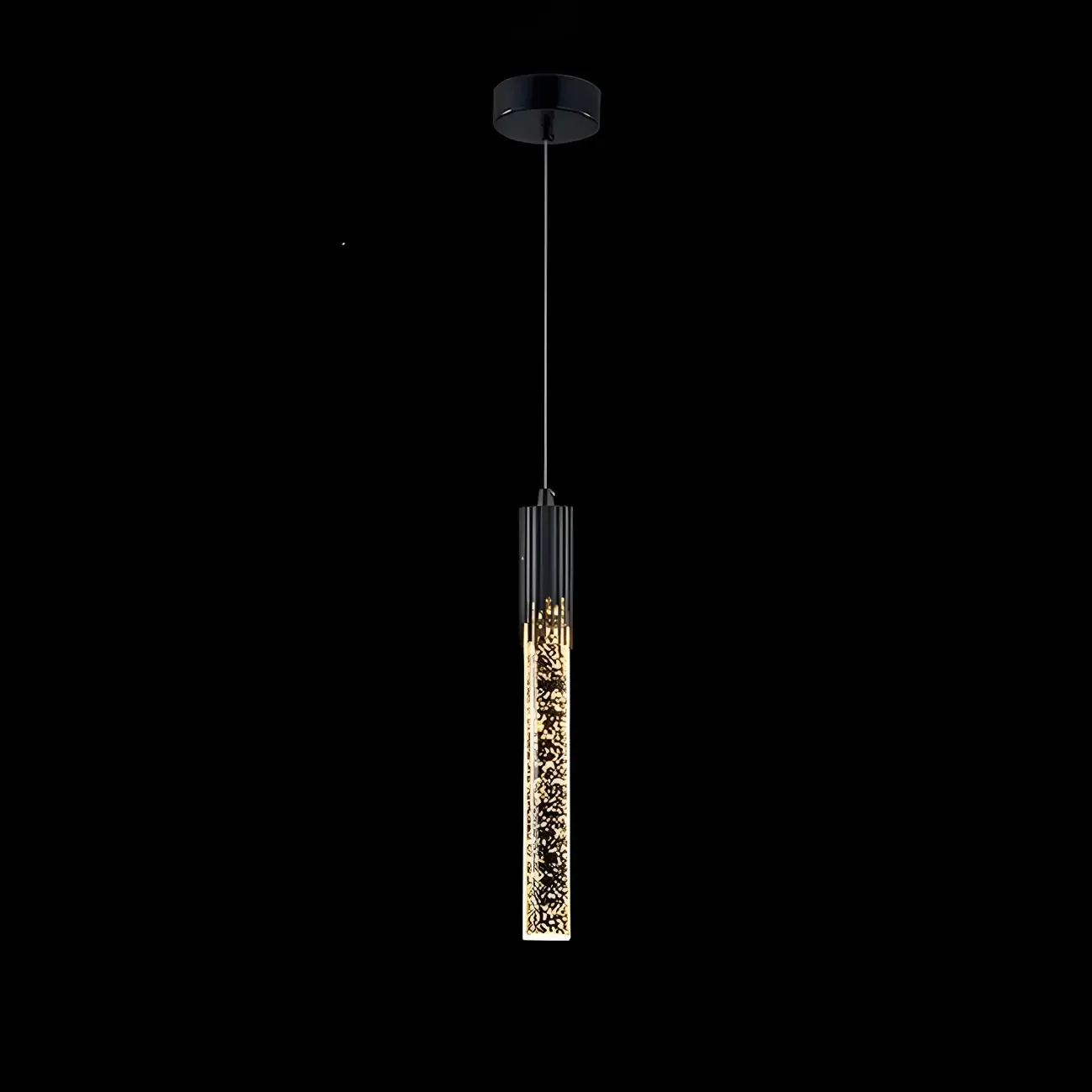 Modern Gold Glass Pendant Light for Dining Room Image - 6
