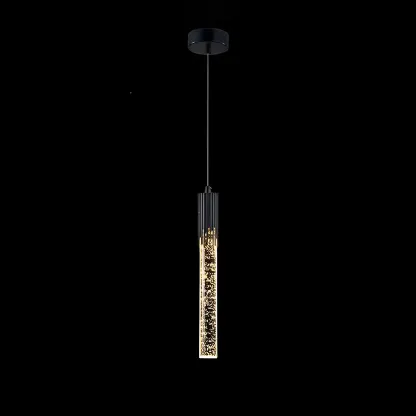 Modern Gold Glass Pendant Light for Dining Room Image - 6