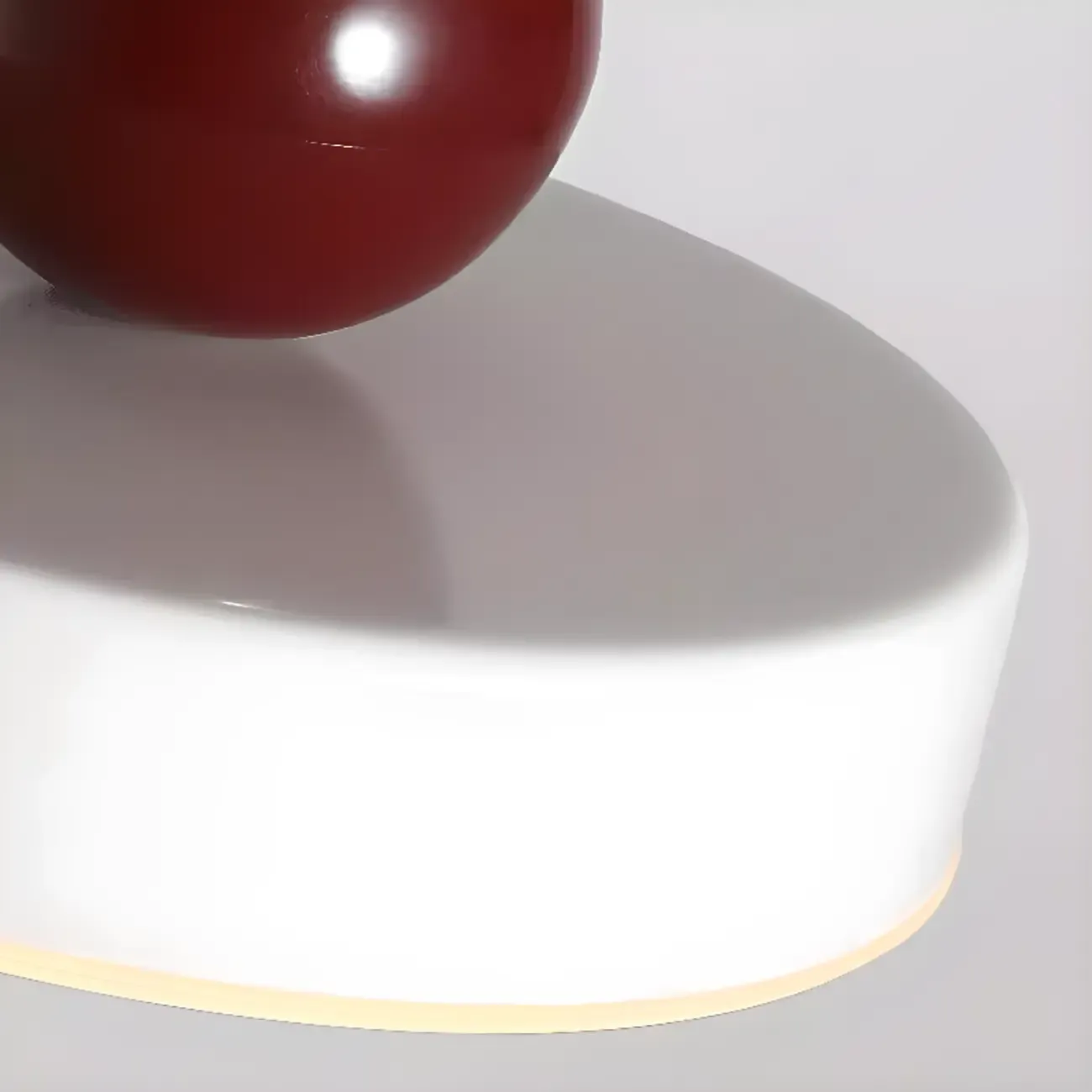 Modern Burgundy Rectangular LED Pendant Light for Living Room Image - 13