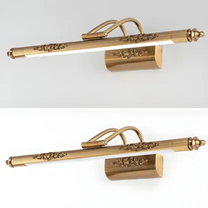 Gold Geometric LED Bathroom Vanity Mirror Lights Image - 6