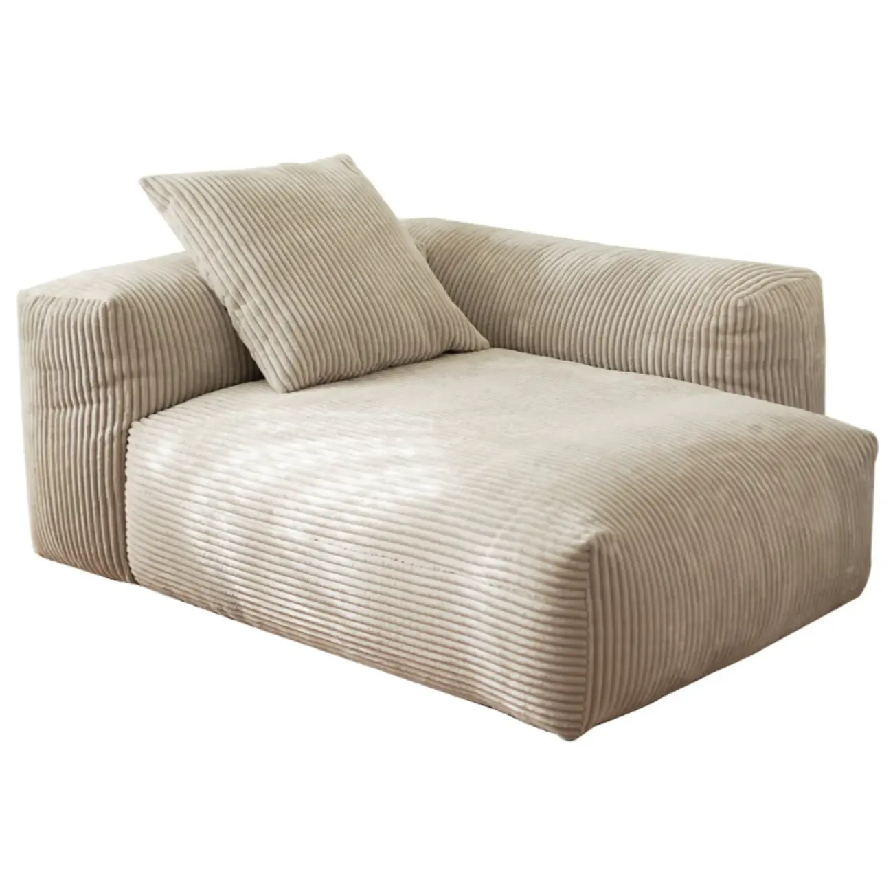 Scandinavian Living Room Reclining Sofa Chaise Lounge Loveseat with Pillow Image - 15