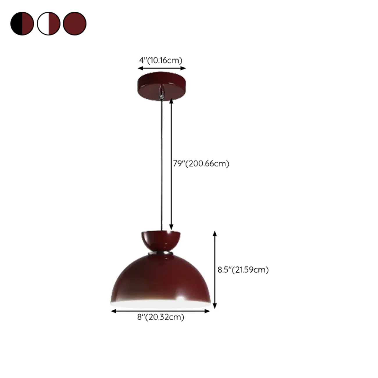 Modern Burgundy Rectangular LED Pendant Light for Living Room Image - 16 | homeyfad