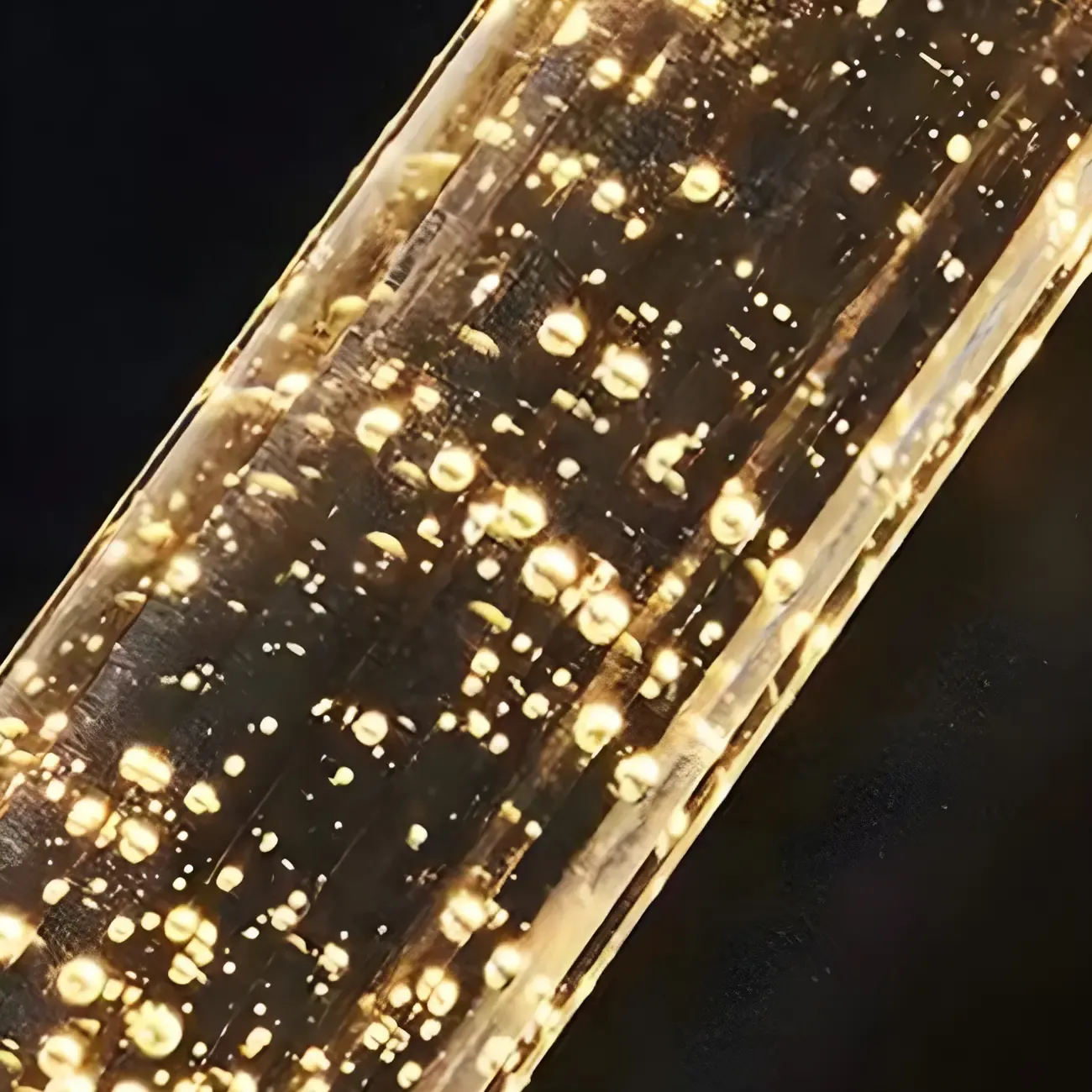 Modern Gold Glass Pendant Light for Dining Room Image - 10