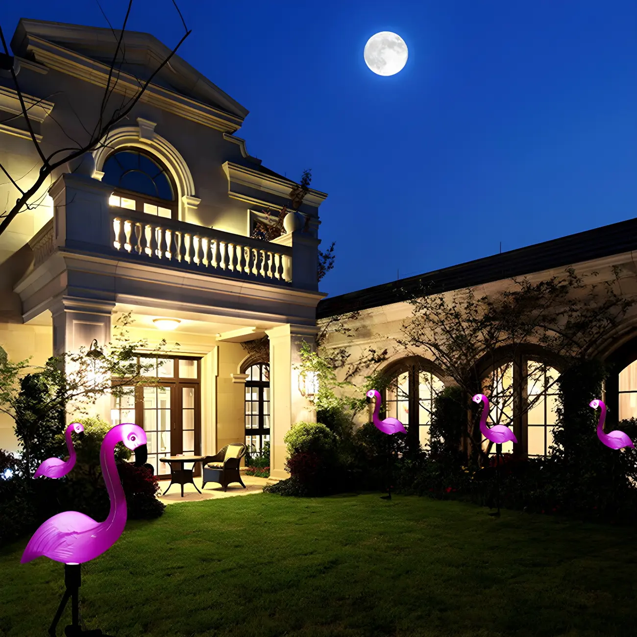 Playful Flamingo Solar Decorative Landscape Lighting Image - 1 | homeyfad