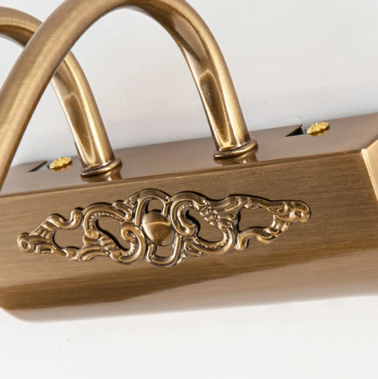 Gold Geometric LED Bathroom Vanity Mirror Lights Image - 10 | homeyfad