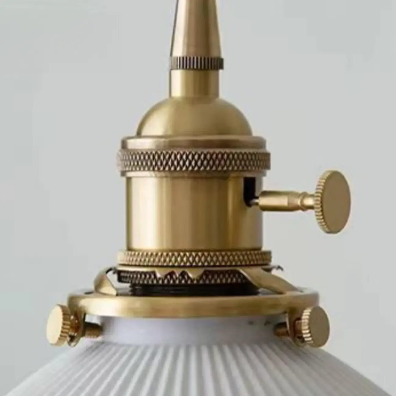 Elegant Classic Ceramic Pleated Cone Pendant Lamp for Living Room Image - 11