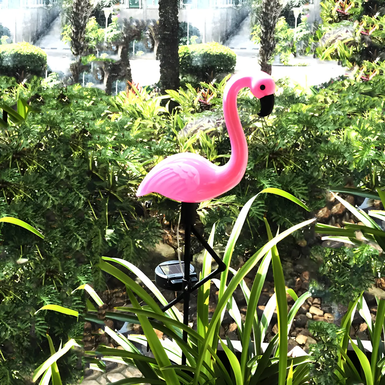 Playful Flamingo Solar Decorative Landscape Lighting Image - 2 | homeyfad