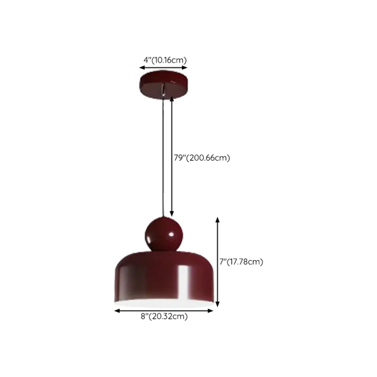 Modern Burgundy Rectangular LED Pendant Light for Living Room Image - 19 | homeyfad