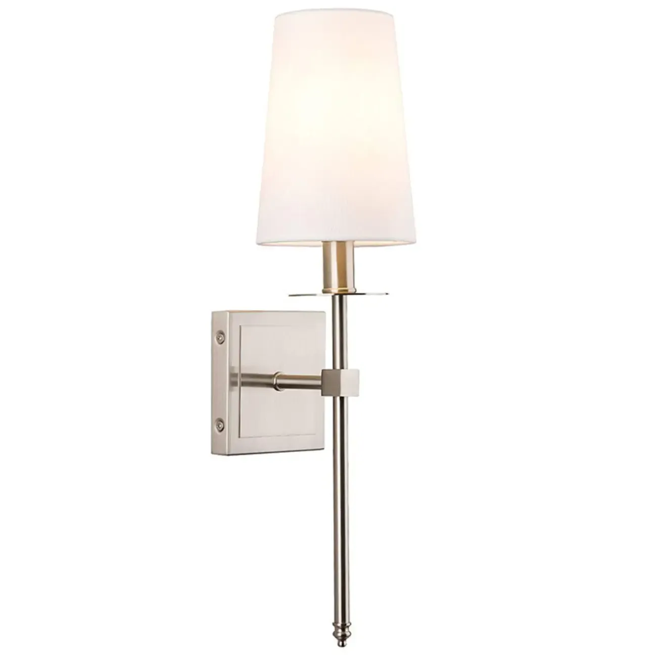 Cylinder Modern Bathroom Vanity Wall Lamps with Shade Image - 9