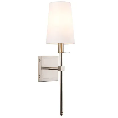 Cylinder Modern Bathroom Vanity Wall Lamps with Shade Image - 9