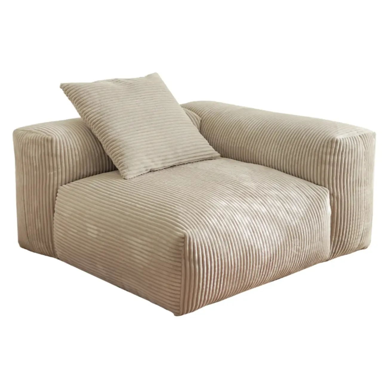 Scandinavian Living Room Reclining Sofa Chaise Lounge Loveseat with Pillow Image - 19