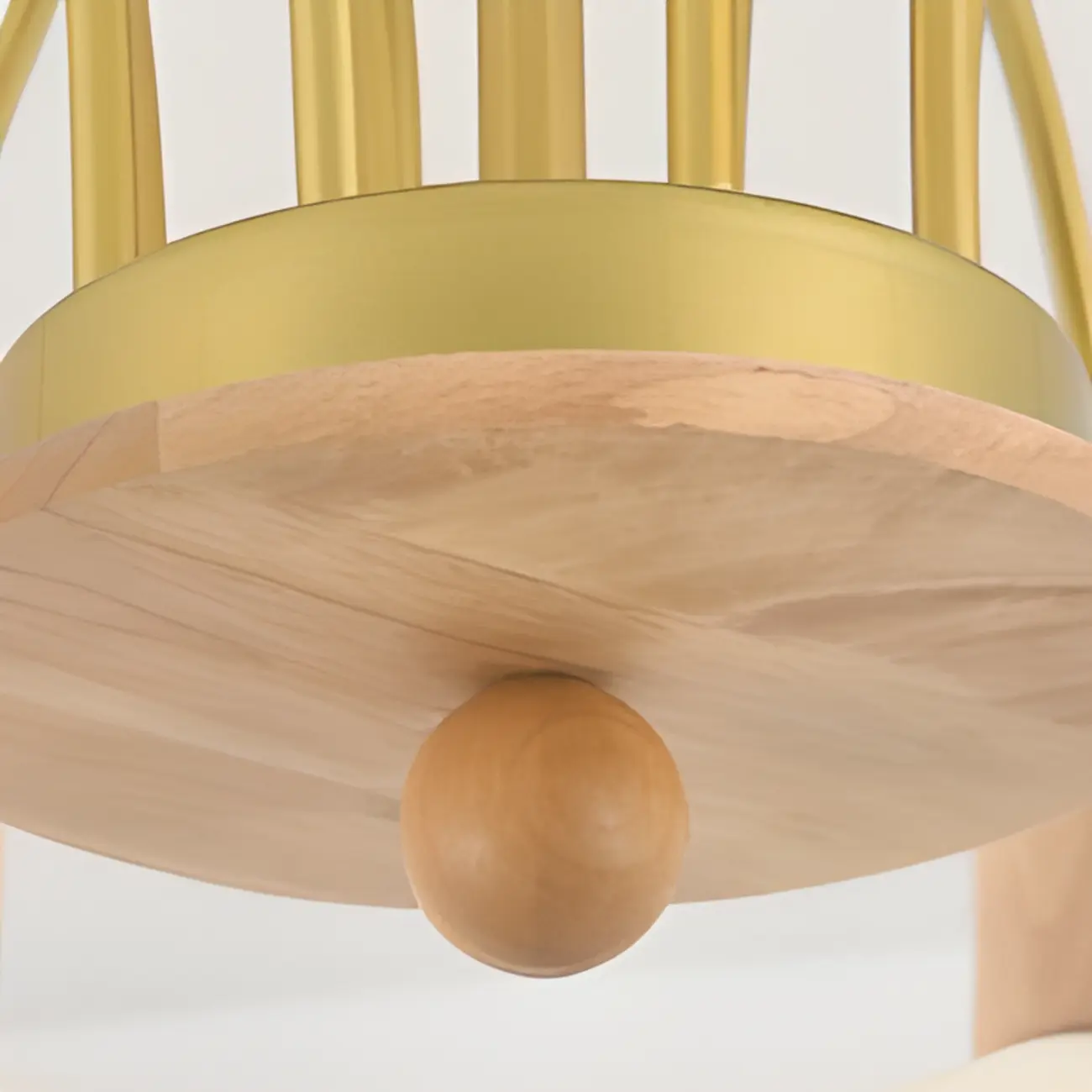 Modern Wood White Chandeliers with Glass Ball Shape  Image - 16 | homeyfad