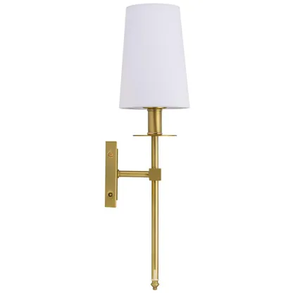 Cylinder Modern Bathroom Vanity Wall Lamps with Shade Image - 13