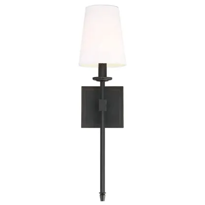Cylinder Modern Bathroom Vanity Wall Lamps with Shade Image - 14