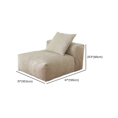 Scandinavian Living Room Reclining Sofa Chaise Lounge Loveseat with Pillow Image - 24
