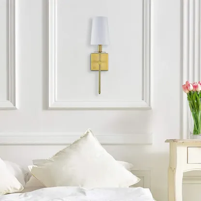 Cylinder Modern Bathroom Vanity Wall Lamps with Shade Image - 18