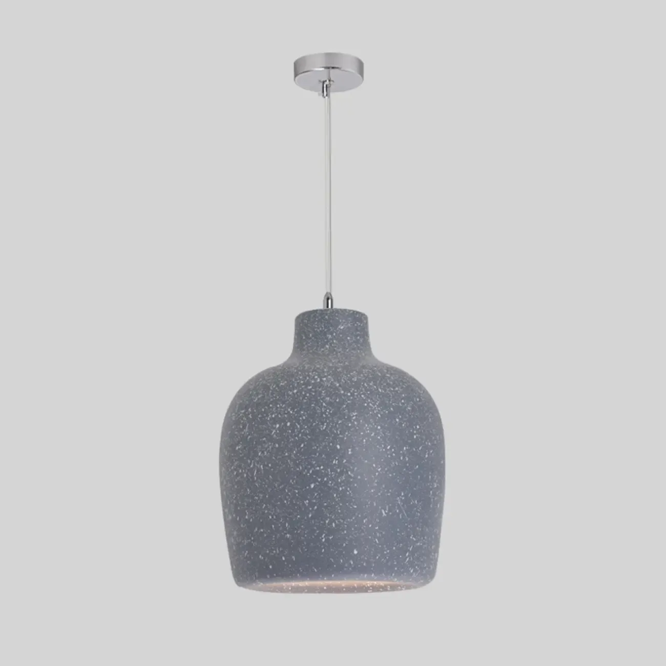 Nordic Black Half-Oval Gradient Pendant Lamp for Restaurant Image - 6