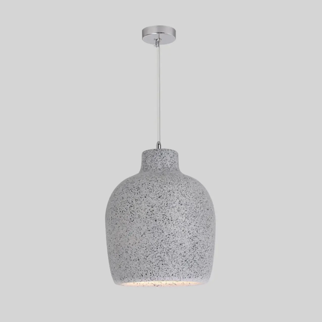 Nordic Black Half-Oval Gradient Pendant Lamp for Restaurant Image - 7