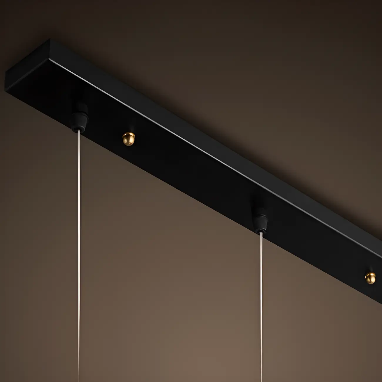 Modern Black Glass LED Cylinder Pendant Light for Dining Room Image - 18 | homeyfad