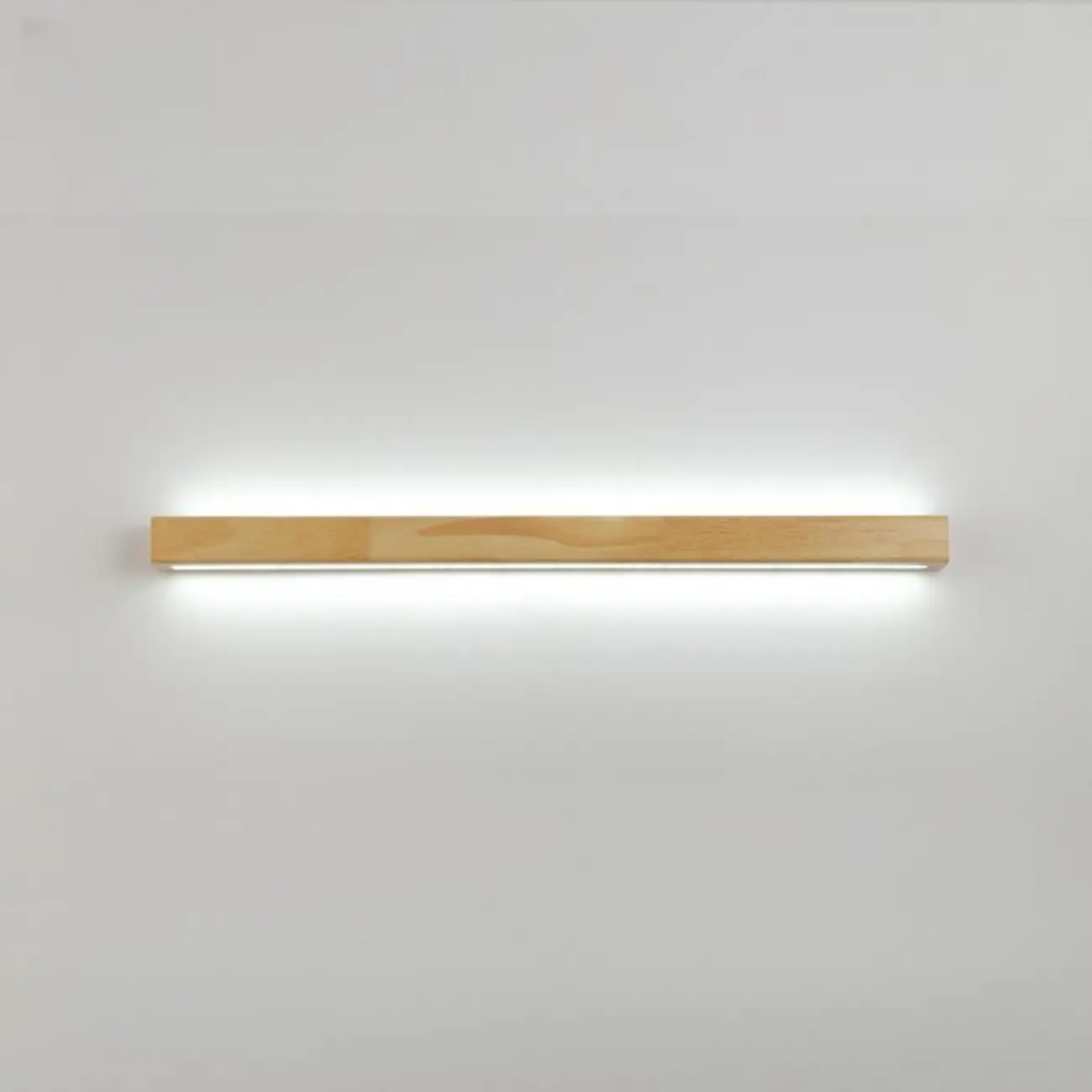 Modern Linear Wood LED Vanity Lights with Dual Shade Image - 6 | homeyfad