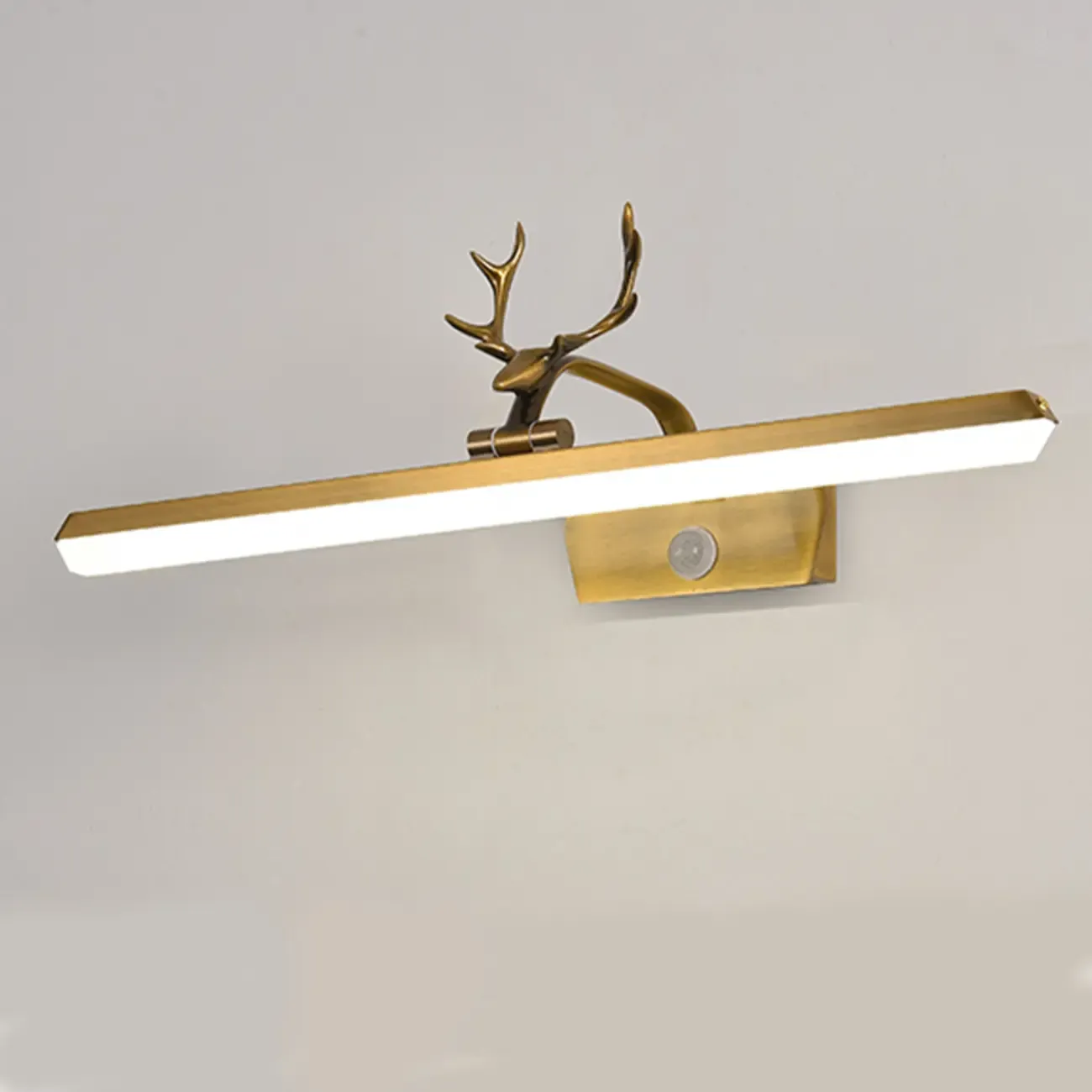 Black LED Wall-Mounted Vanity Lights with Sleek Design Image - 5