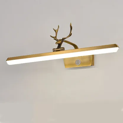 Black LED Wall-Mounted Vanity Lights with Sleek Design Image - 5