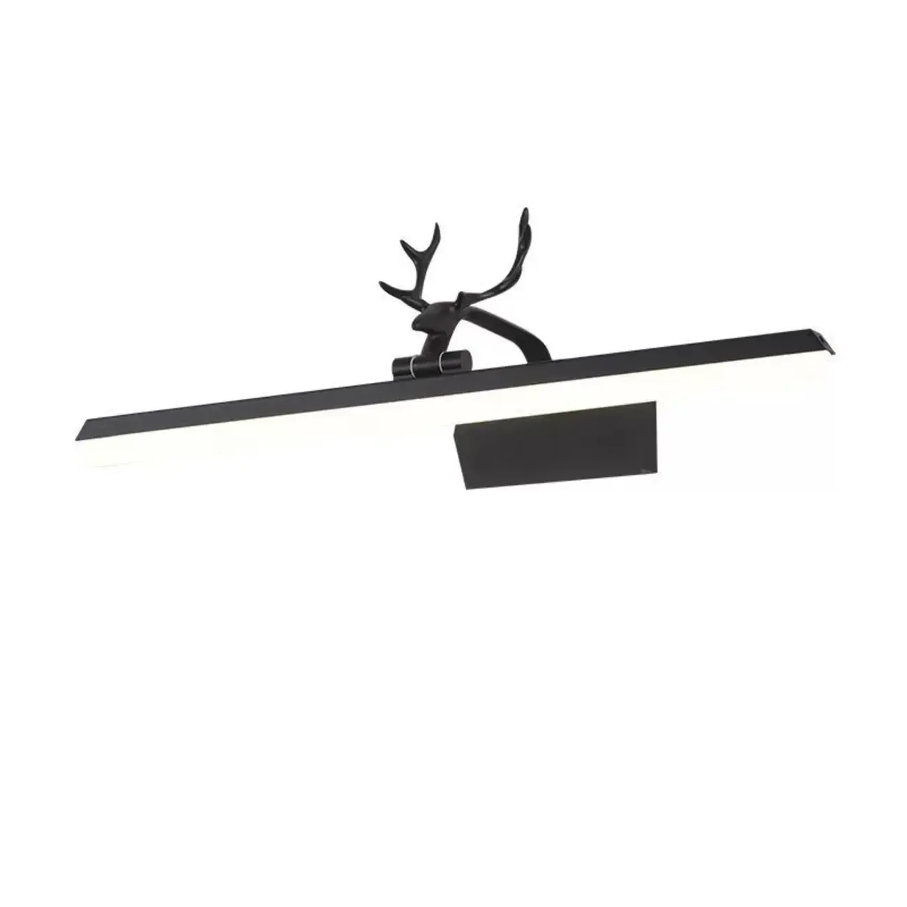 Black LED Wall-Mounted Vanity Lights with Sleek Design Image - 6