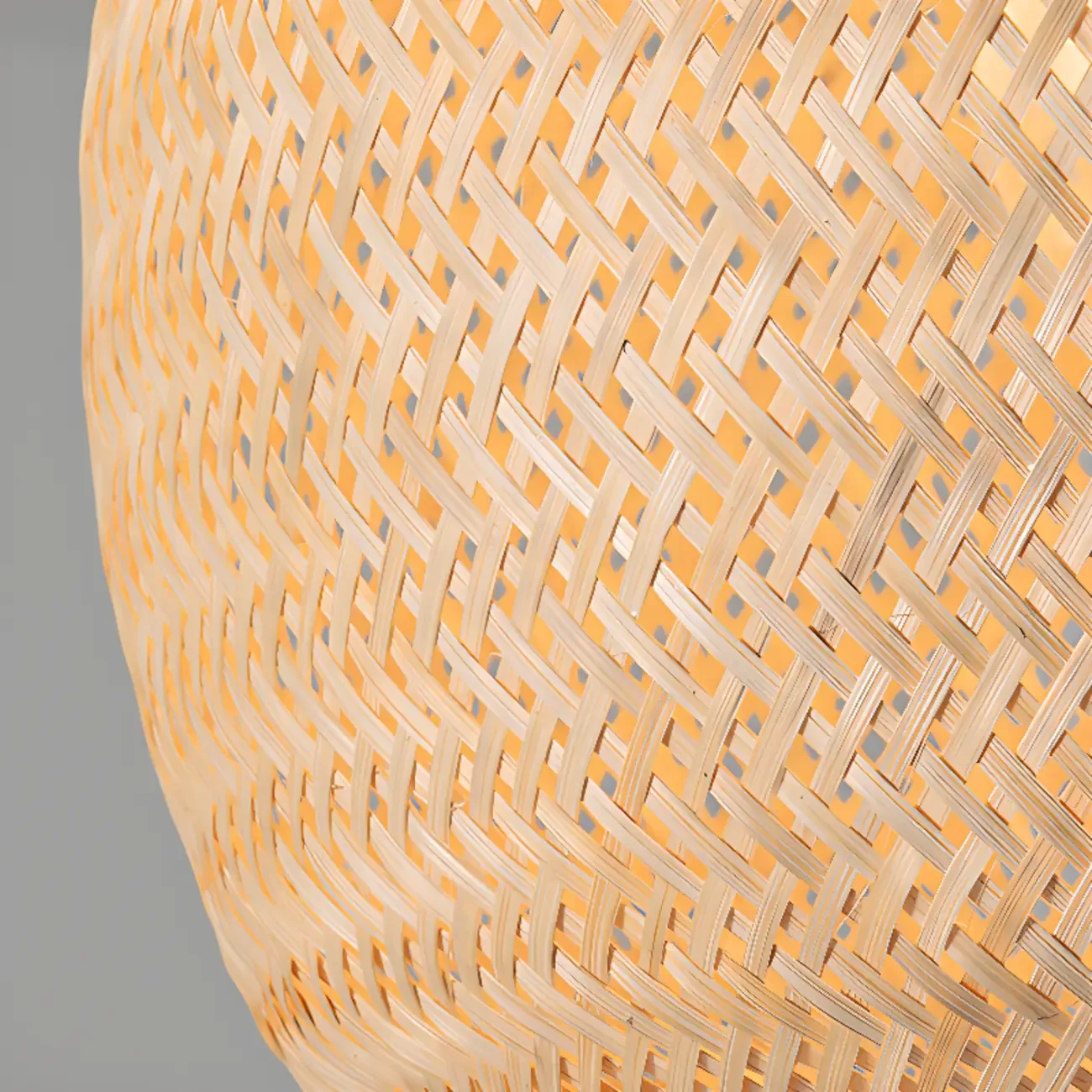 Japan Style Bamboo Lantern Pendant Lamp for Living Room Image - 15