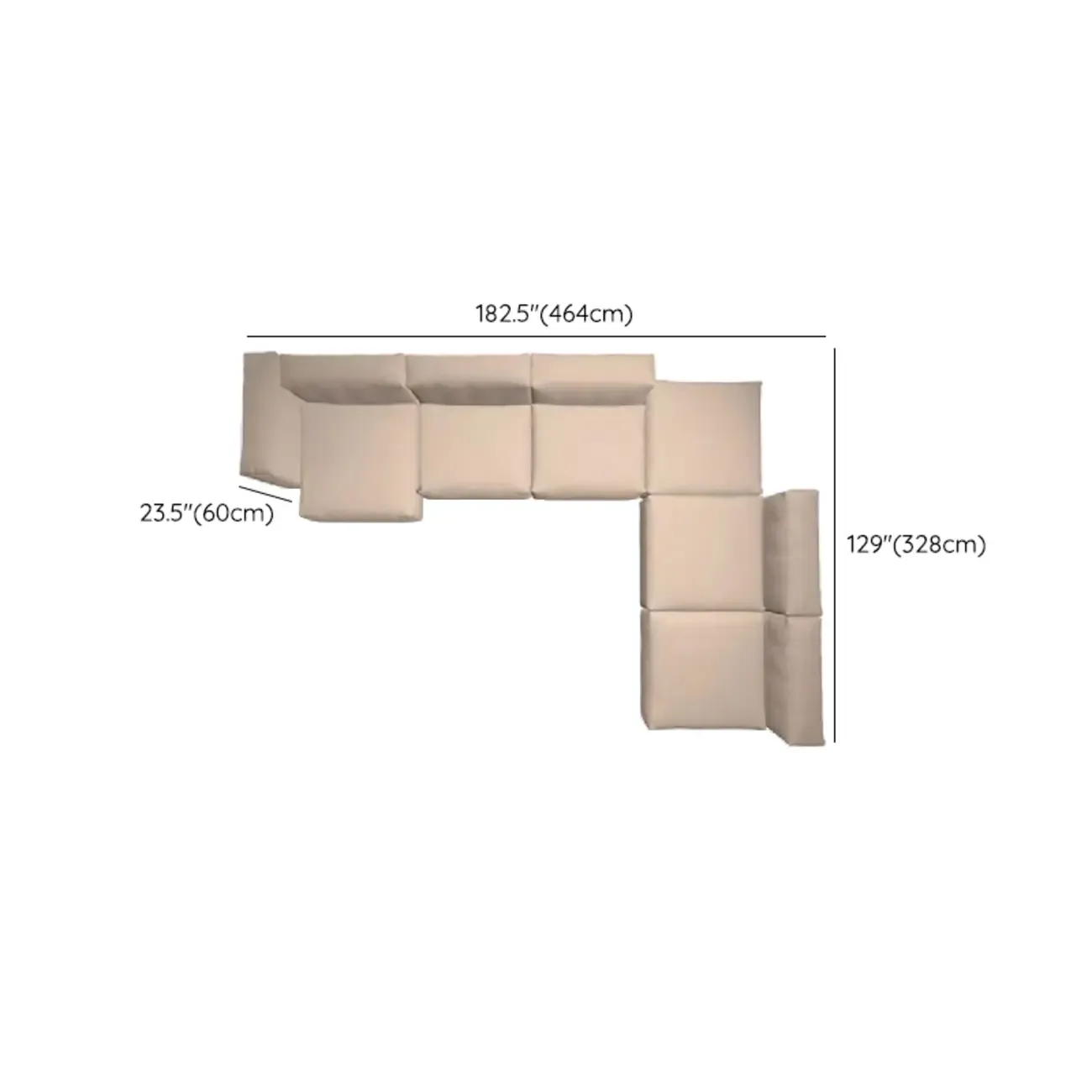 Modern Minimalist Auburn Corduroy Parlor Standard Loveseat Sectional Sofa Image - 18