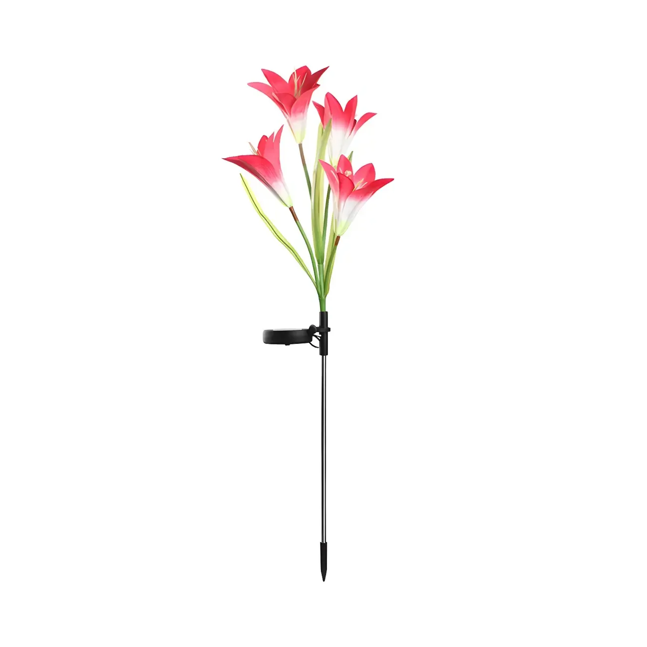 Artistic Floral Solar Decorative Landscape Lighting Image - 7