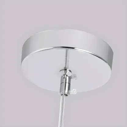 Nordic Black Half-Oval Gradient Pendant Lamp for Restaurant Image - 20