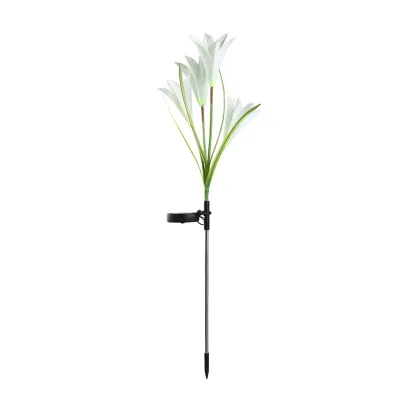 Artistic Floral Solar Decorative Landscape Lighting Image - 5