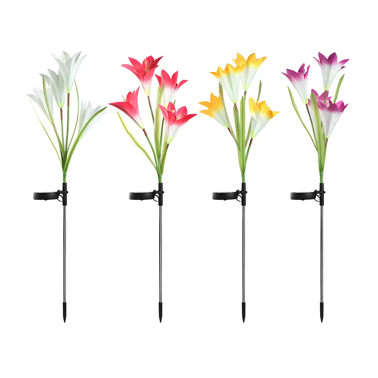 Artistic Floral Solar Decorative Landscape Lighting Image - 9 | homeyfad