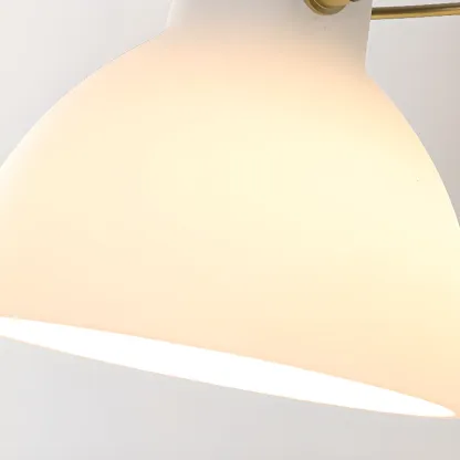 1-light Glass Dome Hemisphere Vanity Light for Bathroom Image - 9