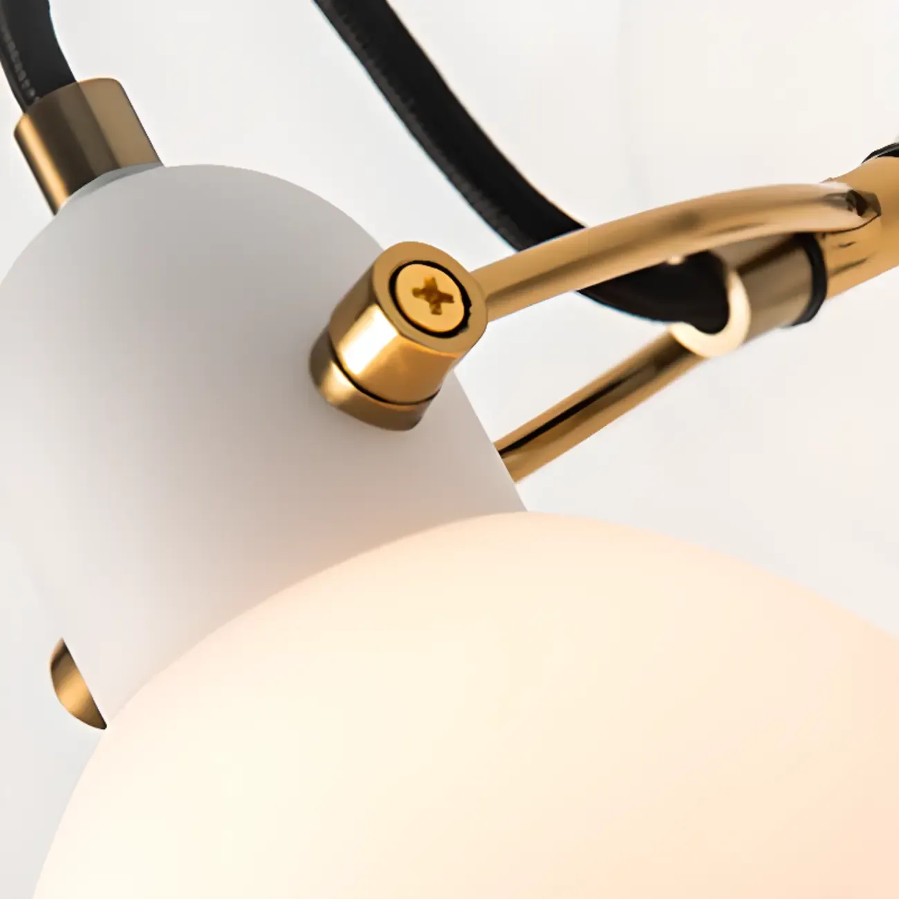 1-light Glass Dome Hemisphere Vanity Light for Bathroom Image - 10