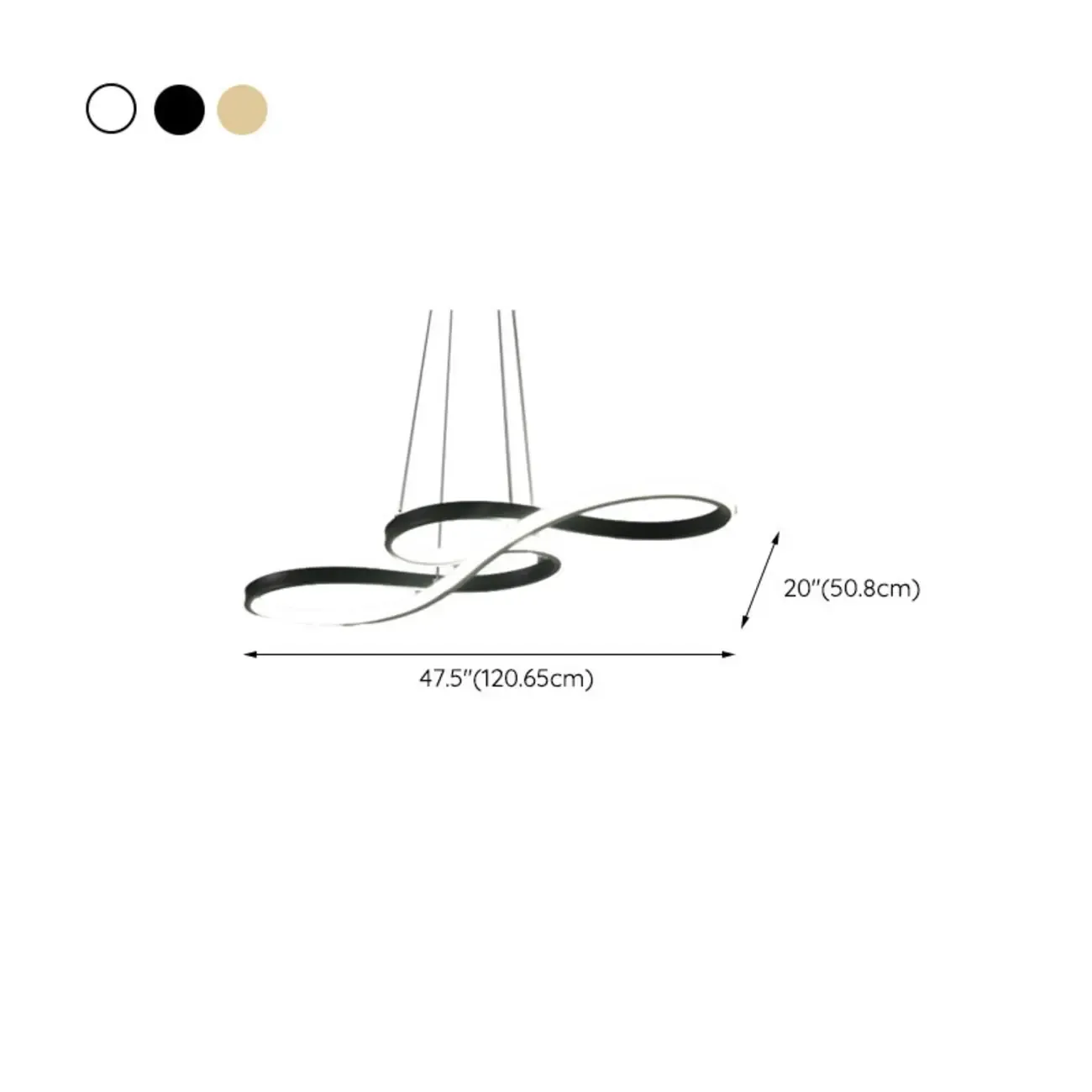 Modern White Linear LED Island Pendant Light with Multi Dimming Image - 13