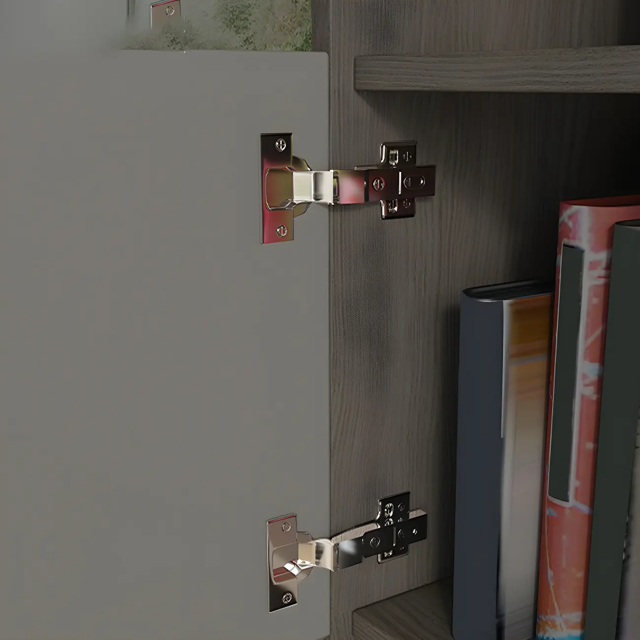 75" Modern Wood Bookshelf with Cabinet and Drawers Image - 6 | homeyfad