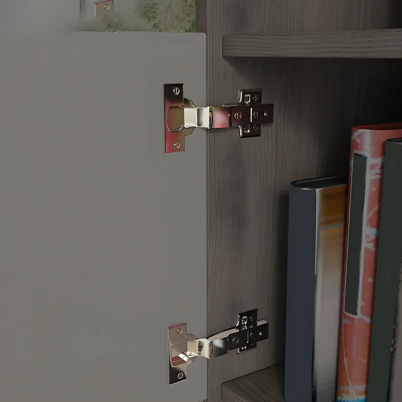 75" Modern Wood Bookshelf with Cabinet and Drawers Image - 6