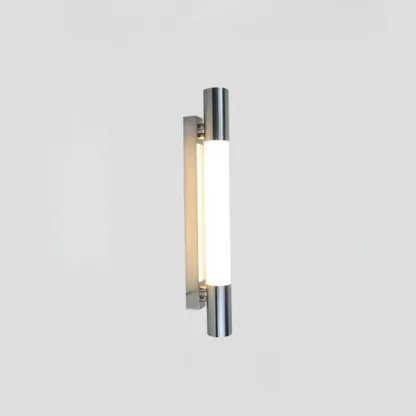 1-Light Minimalist Tube LED Vanity Light for Bathroom Image - 10