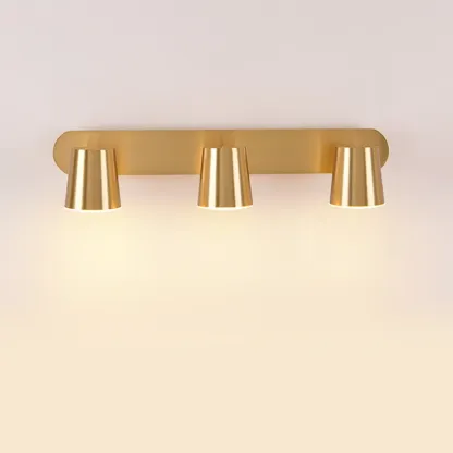 Bathroom Modern Vanity Light with Metal Lampshade Image - 5
