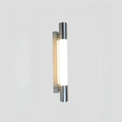 1-Light Minimalist Tube LED Vanity Light for Bathroom Image - 11