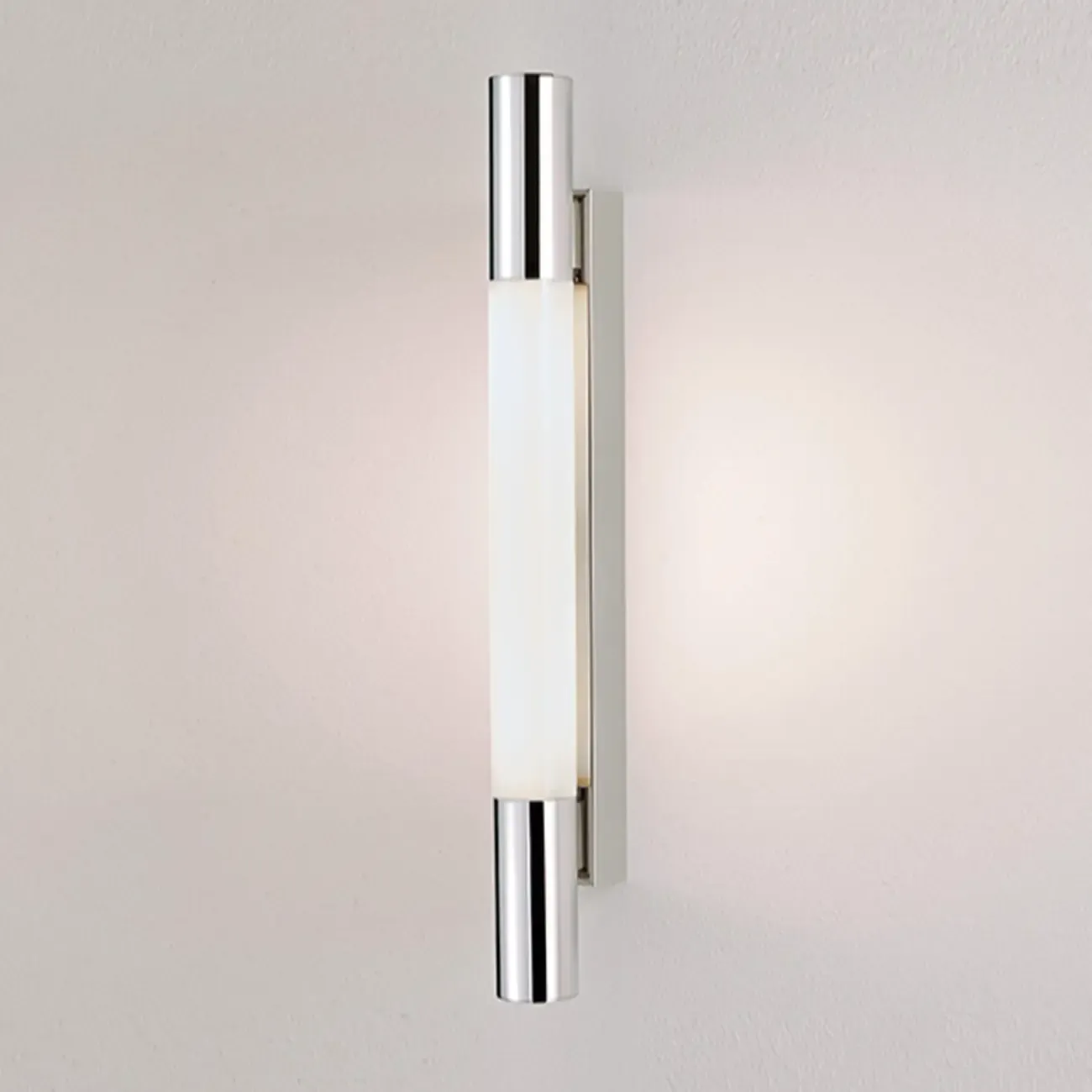 1-Light Minimalist Tube LED Vanity Light for Bathroom Image - 12