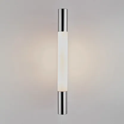 1-Light Minimalist Tube LED Vanity Light for Bathroom Image - 14