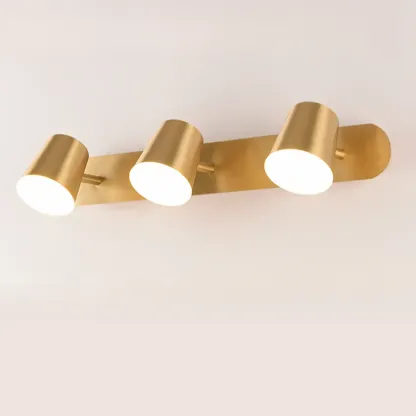 Bathroom Modern Vanity Light with Metal Lampshade Image - 9