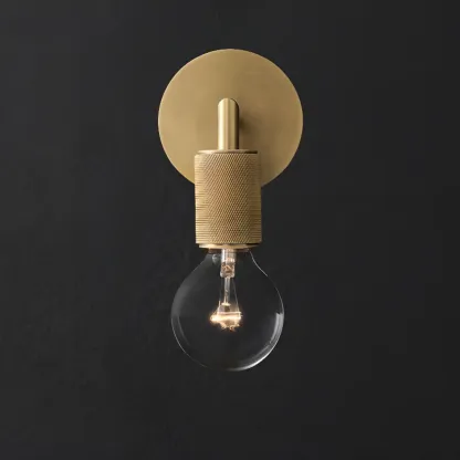 Versatile Bathroom Mini Vanity Light with Clear Glass Shade Image - 6